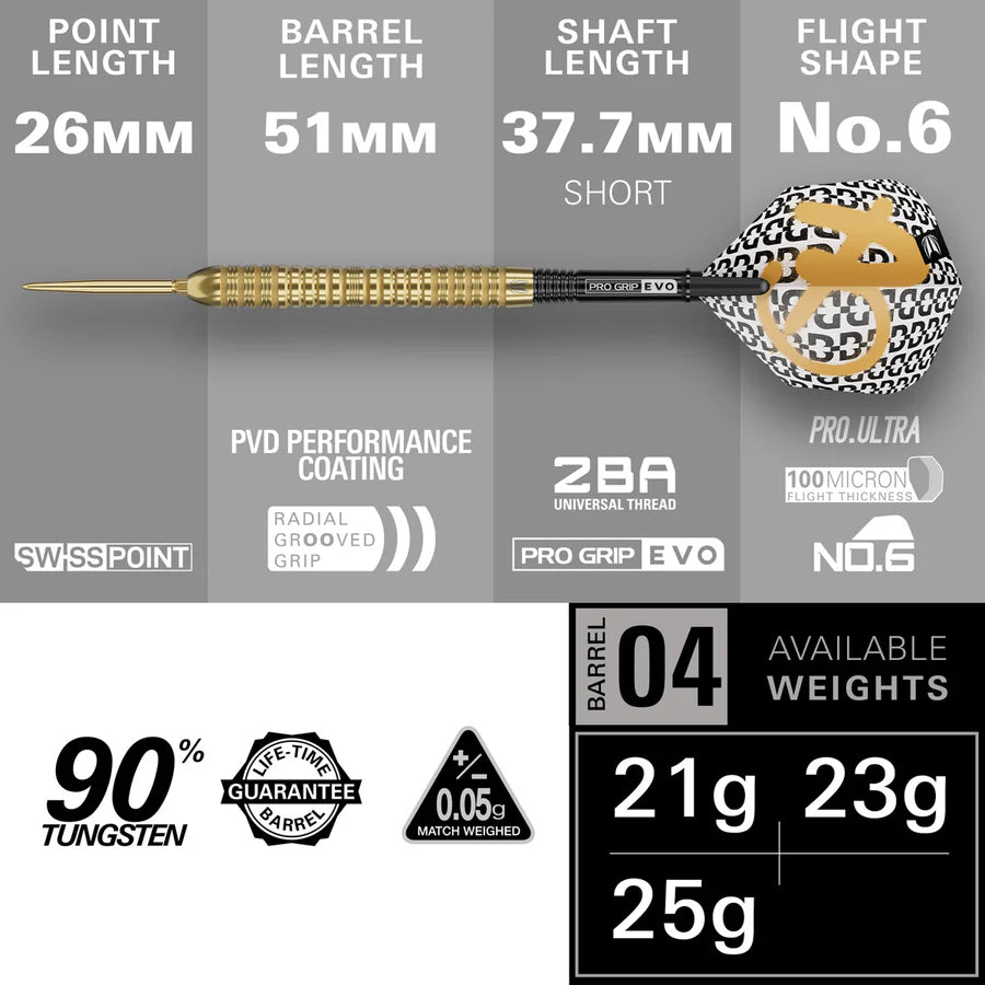 Target - Bolide Envy 04 Darts - 90% Tungsten Darts