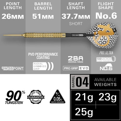Target - Bolide Envy 04 Darts - 90% Tungsten Darts
