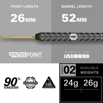 Target - Cult 02 SP Darts - 90% Tungsten Darts