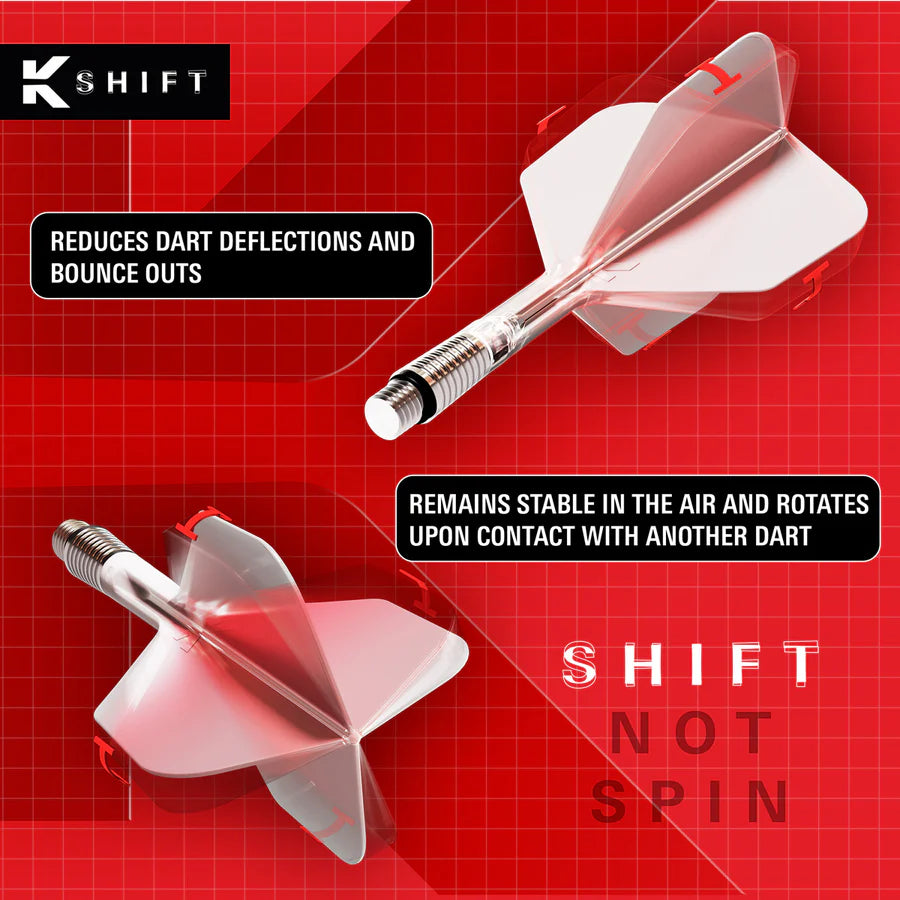 Target Darts No6 K-Shift Spinning Integrated Shafts and Flights