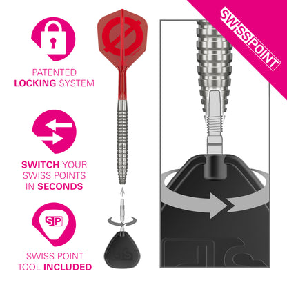 Target Group Ø 02 50% Tungsten SP Steel Tip Darts 2026