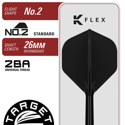Target Japan - Black Marque Creed SP Steel Tip Darts - 23g / 25g