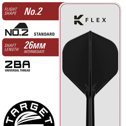 Target Japan - Black Marque Spinel SP Steel Tip Darts - 23g / 24g