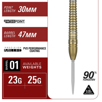 Target Japan - Harith Lim Hot Shot Gen 3 SP Darts - 90% Tungsten Darts
