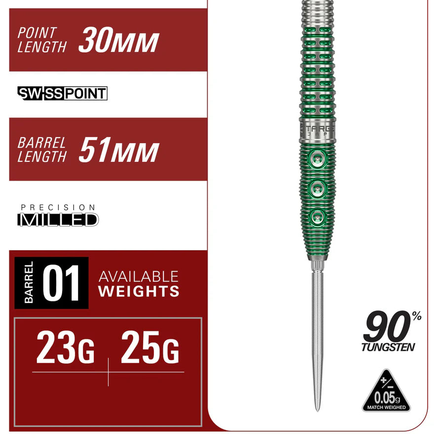 Target Japan - Motomu Sakai - Xeno Gen 1 - SP Darts - 90% Tungsten Darts