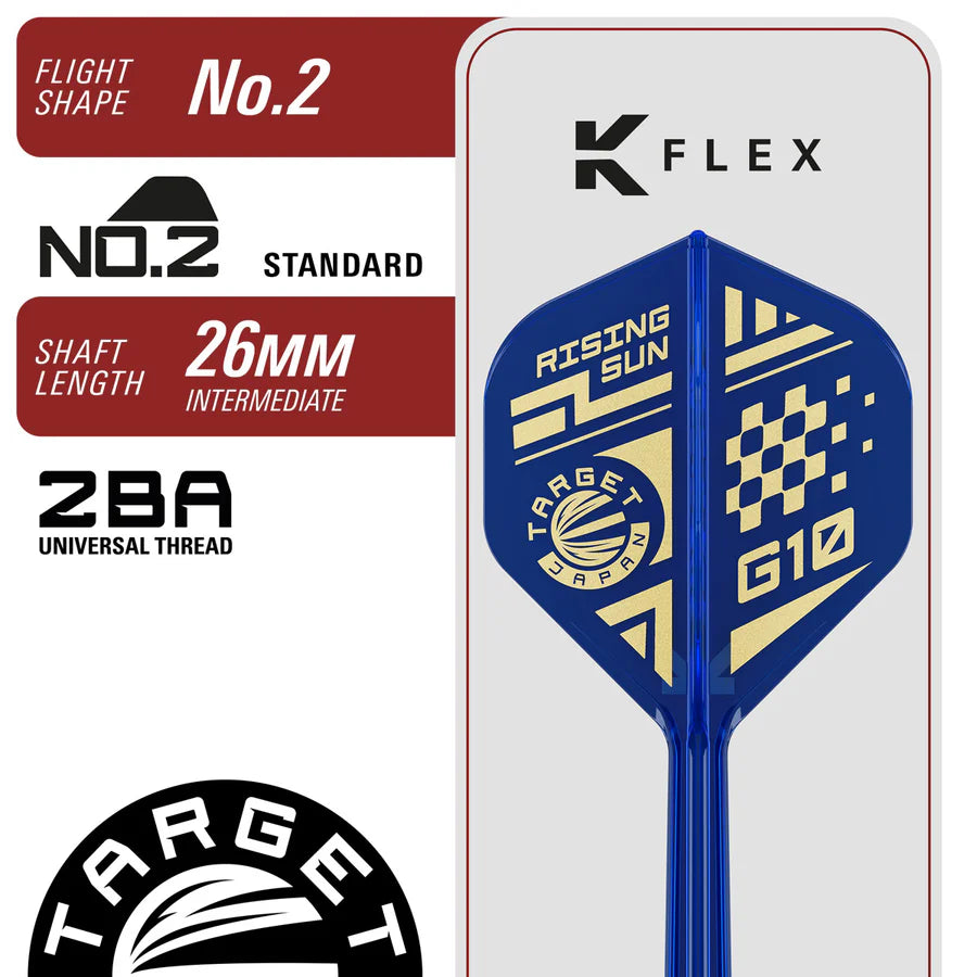 Target Japan - Rising Sun Gen 10.5 SP Steel Tip Darts - 22g / 24g