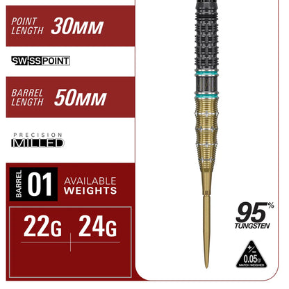 Target Japan - Mikuru Suzuki - The Miracle Gen 7.5 - SP Darts - 95% Tungsten Darts