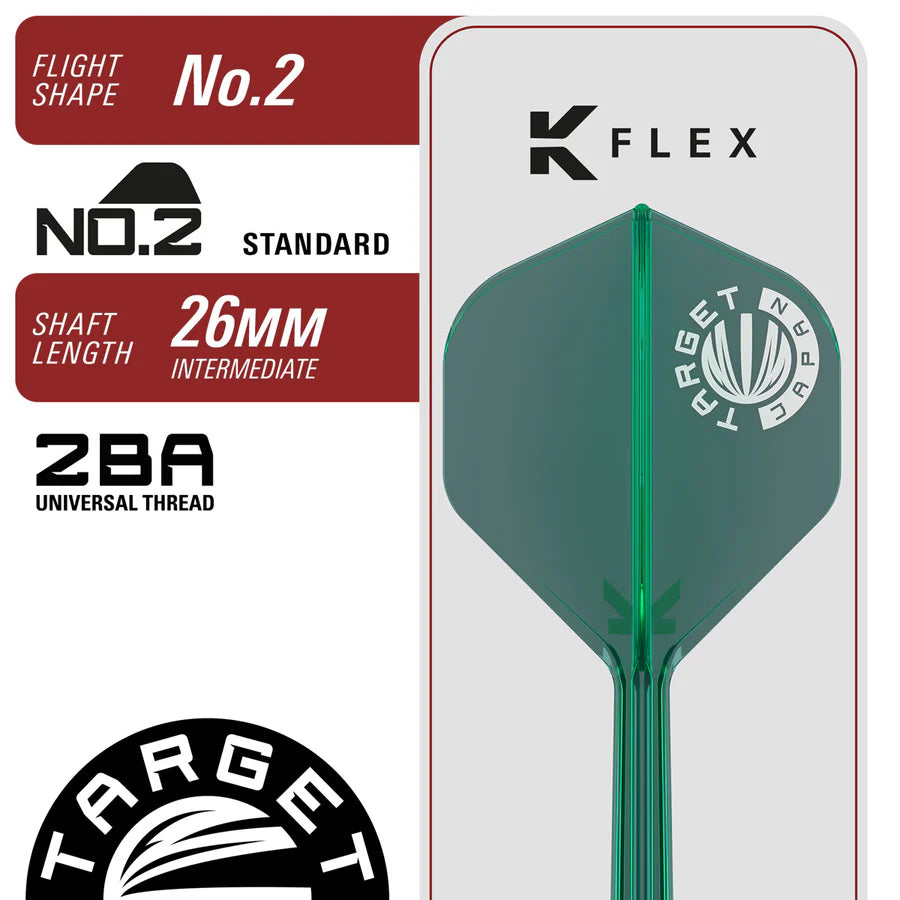 Target Japan - Zenith Gen 2.5 (Straight Barrel) SP Steel Tip Darts - 23g / 24g