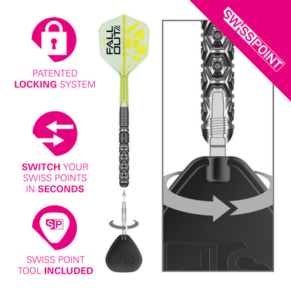 Target Luke Littler Nuke Fallout SP 90% Tungsten Steel Tip Darts 2026