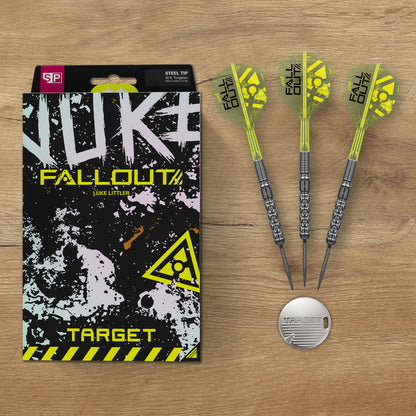 Target Luke Littler Nuke Fallout SP 90% Tungsten Steel Tip Darts 2026