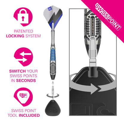Target Phil Taylor Power Chrono SP 95% Tungsten Steel Tip Darts 2026