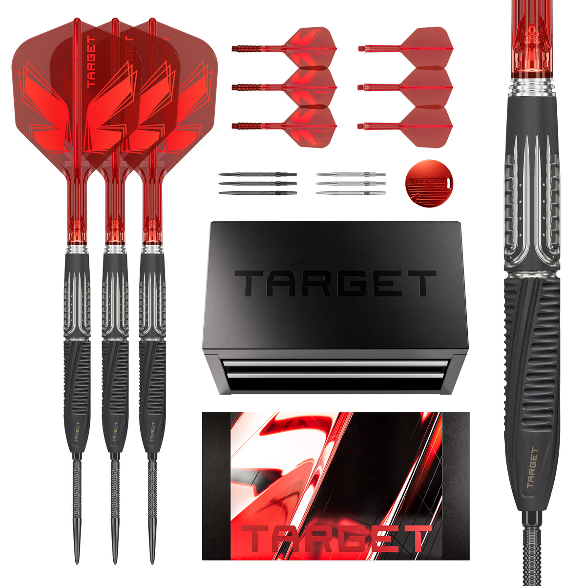 Target SHIFT SP w/ Toolbox 90% Tungsten Steel Tip Darts 2026