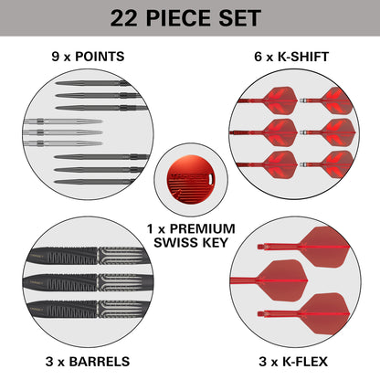 Target SHIFT SP w/ Toolbox 90% Tungsten Steel Tip Darts 2026