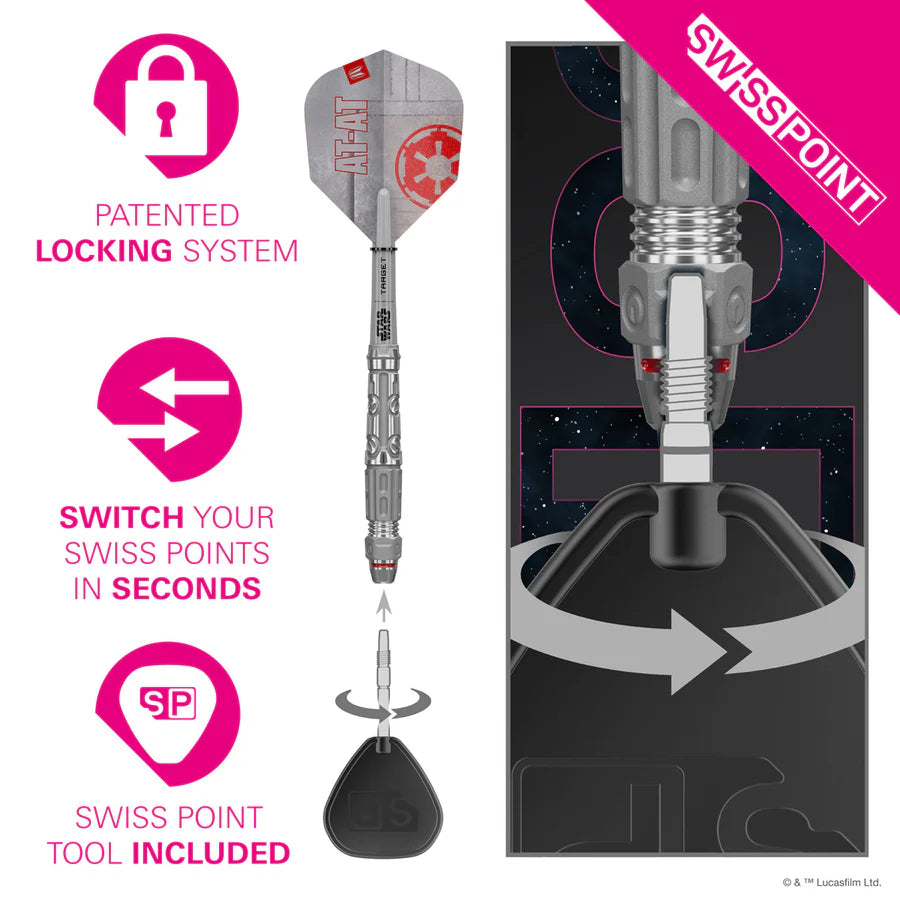 Target Darts / Star Wars - AT-AT Darts - 90% Tungsten Steel Tip