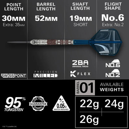 Target - STAR WARS™ Mandalorian SP Darts Set - 95% Tungsten