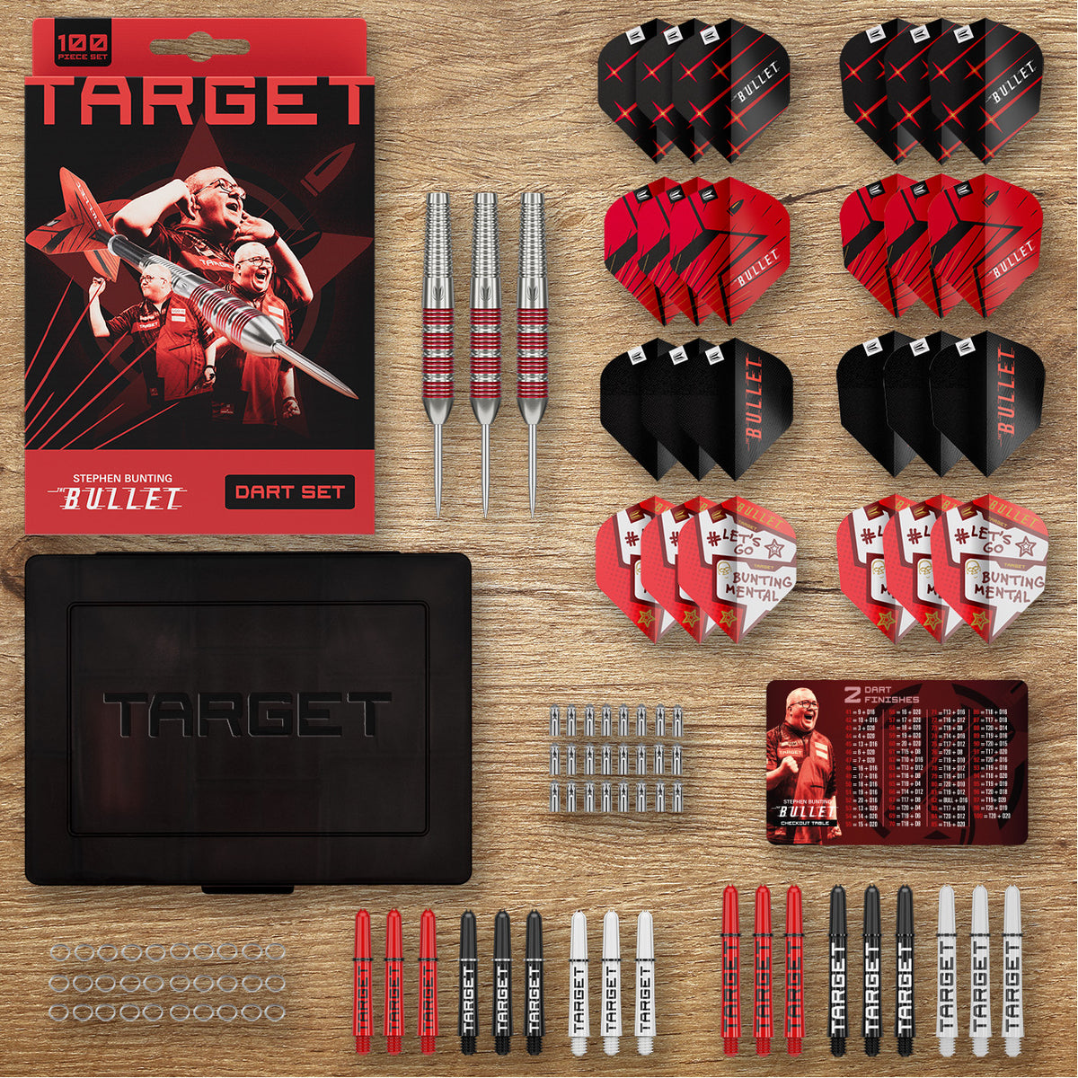 Target Darts STEPHEN BUNTING 100 PC BRASS DART SET 2026