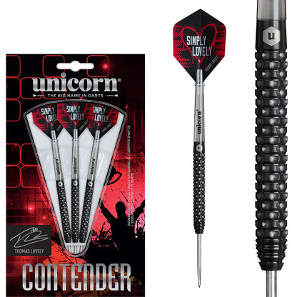 Unicorn Darts - Contender - Thomas Lovely -  90% Tungsten Steel Tip Darts