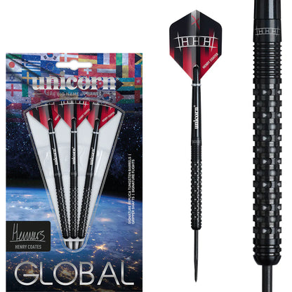 Unicorn Darts - Henry Coates Global -  90% Tungsten Steel Tip Darts