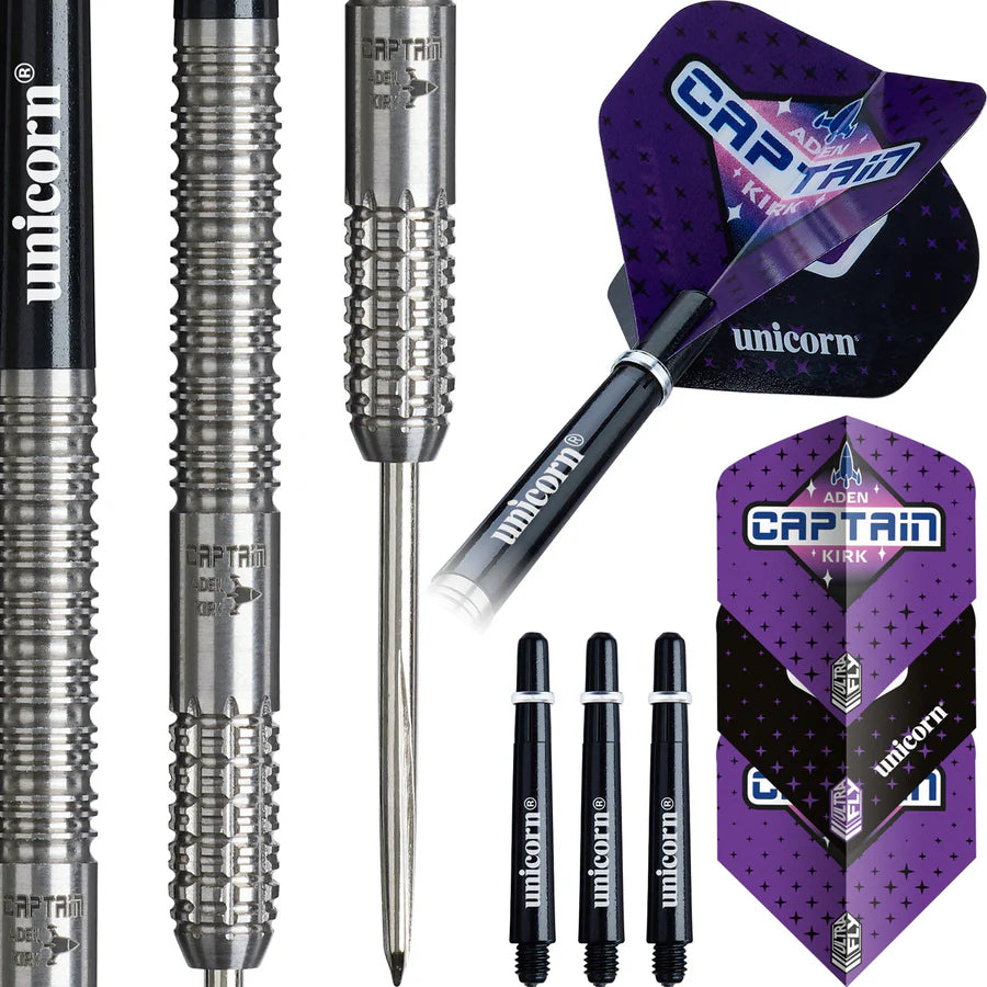 Unicorn Darts - Aden Kirk Global -  90% Tungsten Steel Tip Darts