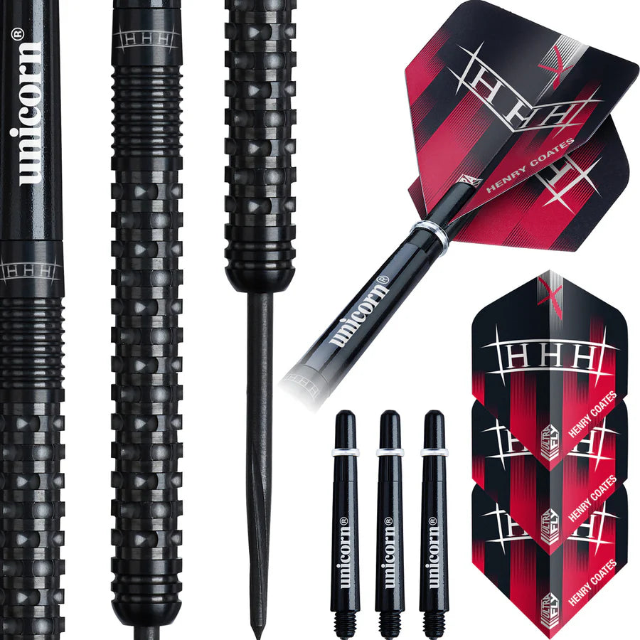 Unicorn Darts - Henry Coates Global -  90% Tungsten Steel Tip Darts