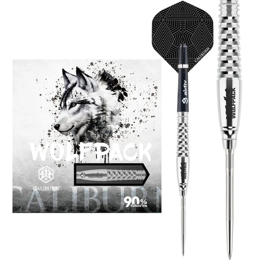 Caliburn - Wolfpack W8 Darts - 90% Tungsten Darts - 18g