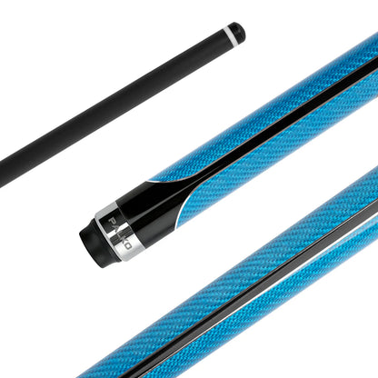11.8mm Blue Palko Warrior Cue - Heyball Grafex Carbon Fibre Pool Cue