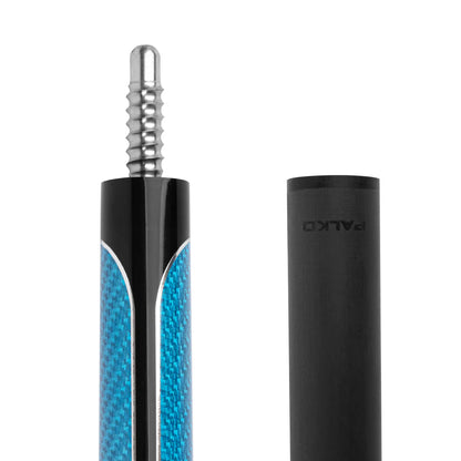 9.5mm Blue Palko Warrior Cue - Grafex Carbon Fibre Pool Cue