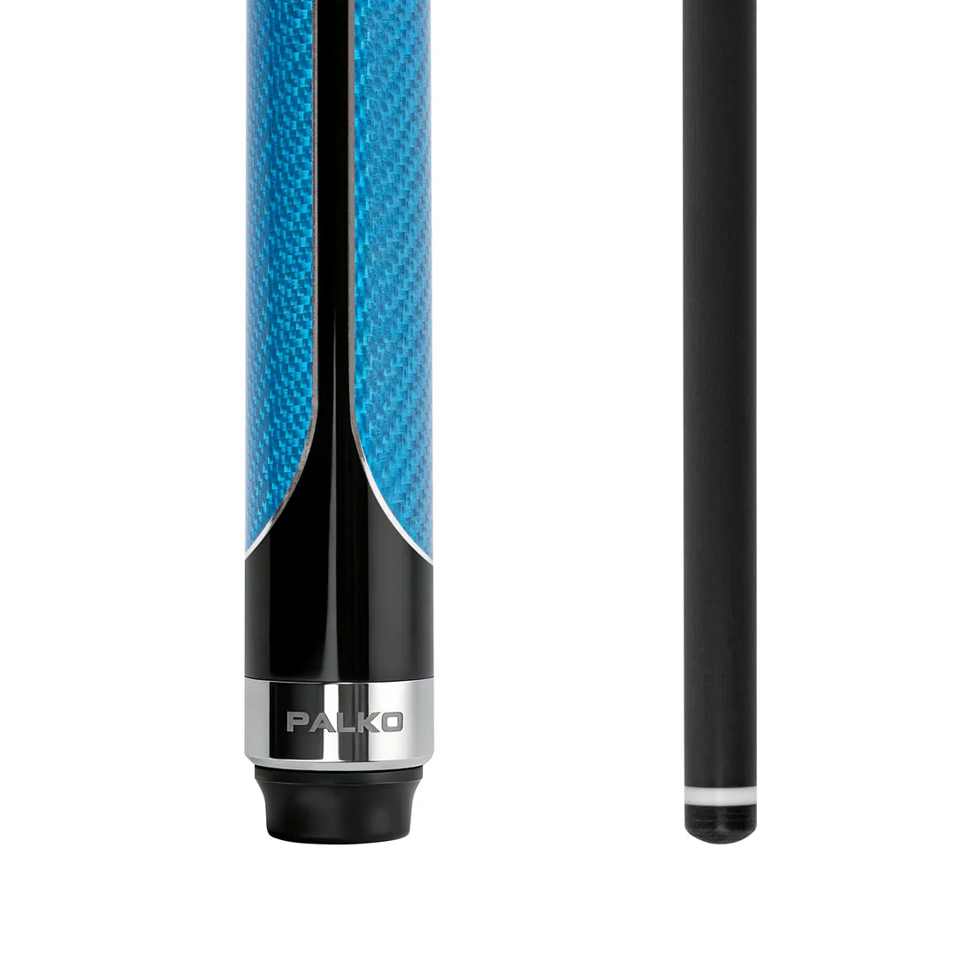9.5mm Blue Palko Warrior Cue - Grafex Carbon Fibre Pool Cue