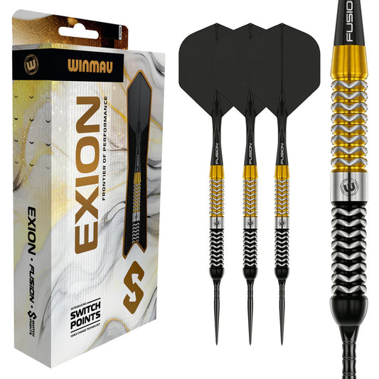 Winmau - Exion Parallel 90% Tungsten Darts - 22g / 23g / 24g