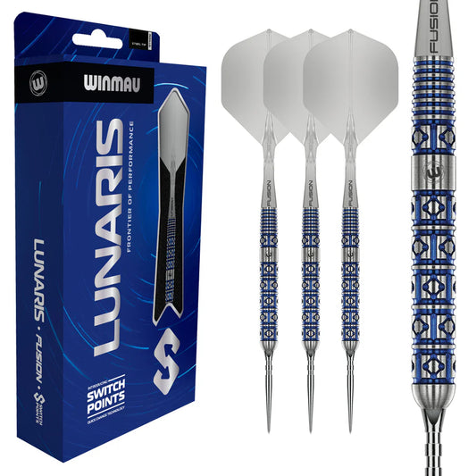 Winmau - Lunaris Parallel 90% Tungsten Darts - 23g / 25g