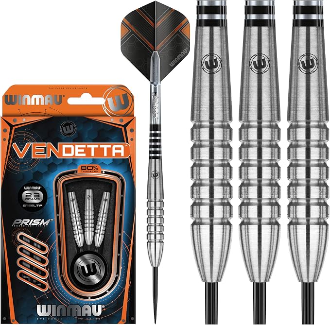 Winmau Vendetta 90% Tungsten Darts - 23g / 26g