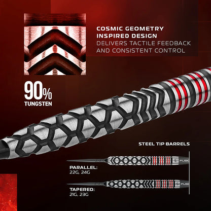 Winmau - Fornax Tapered 90% Tungsten Darts - 21g / 23g