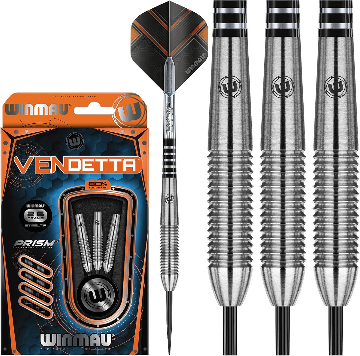 Winmau Vendetta 90% Tungsten Darts - 23g / 26g