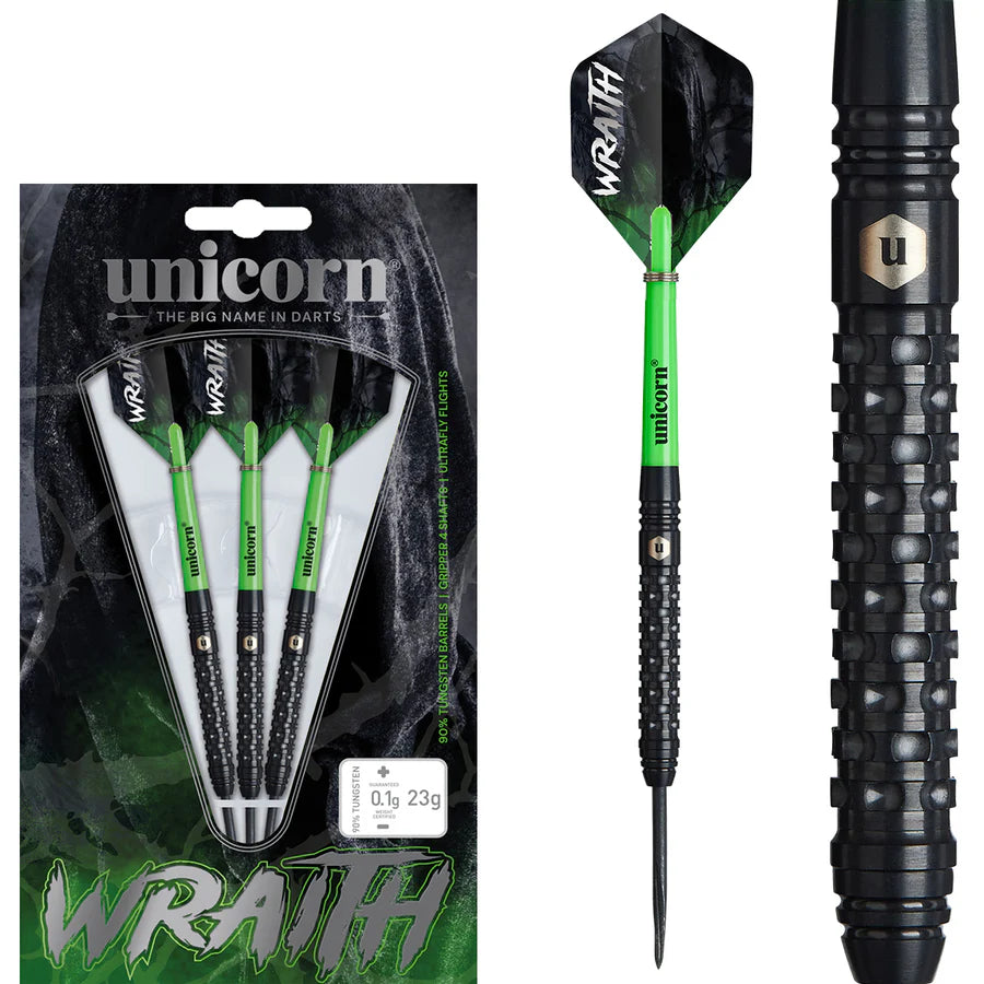 Unicorn Darts - Wraith - 90% Tungsten Steel Tip Darts