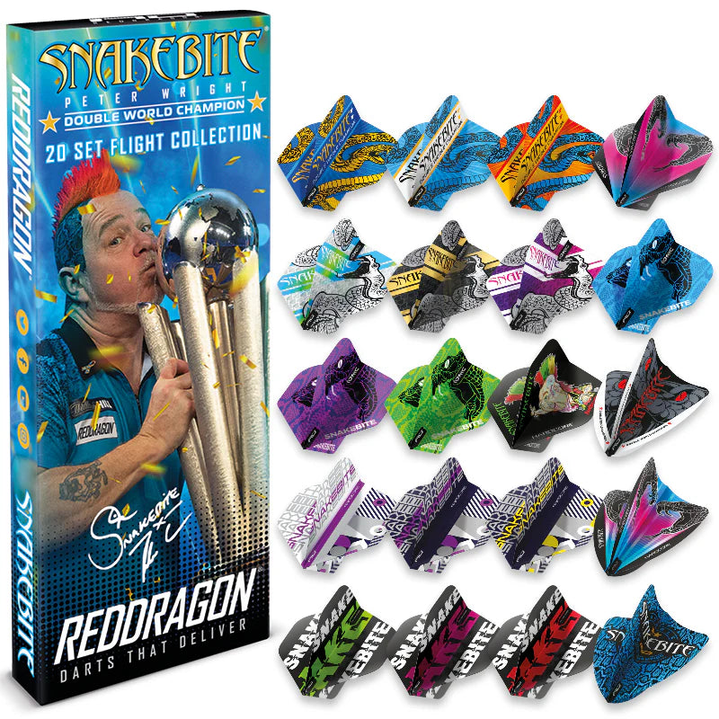 Red Dragon - Peter Wright Flight Collection - 20 Sets