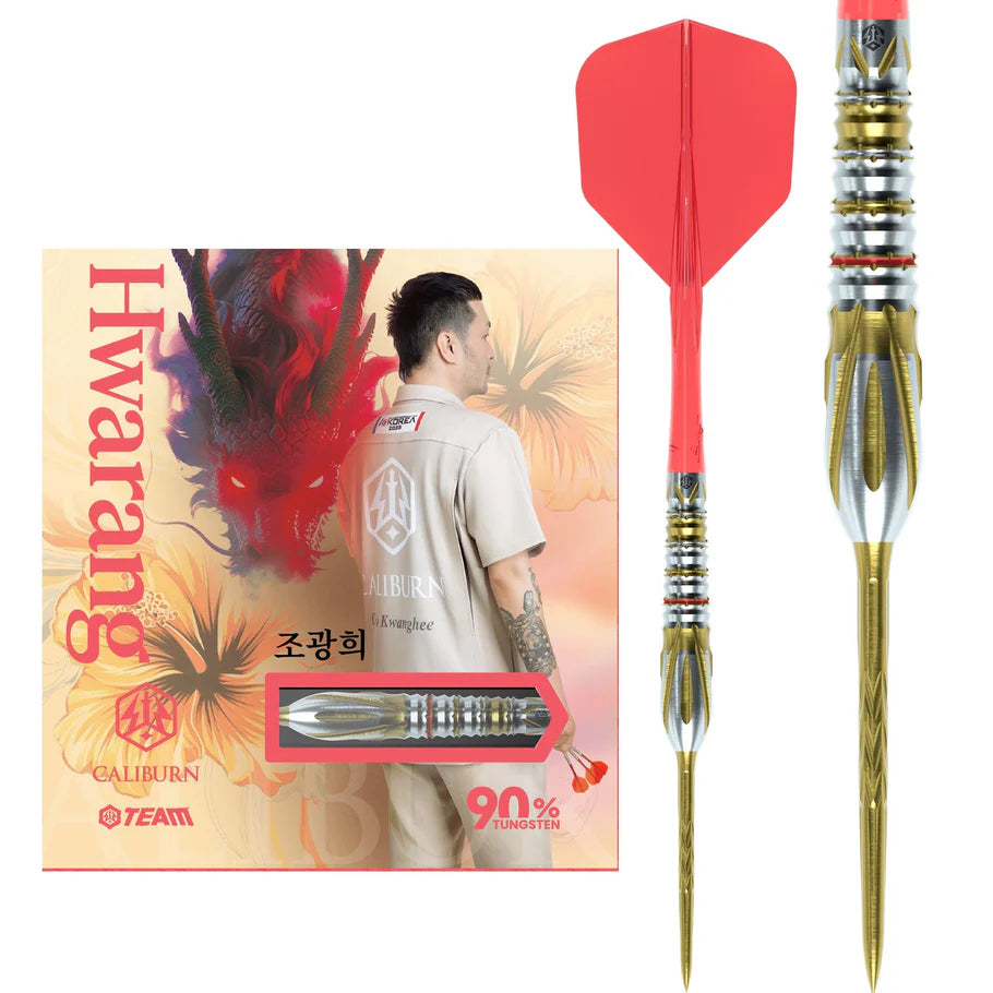Caliburn Darts - 22g Hwarang Steel Tip - 90% Tungsten Darts