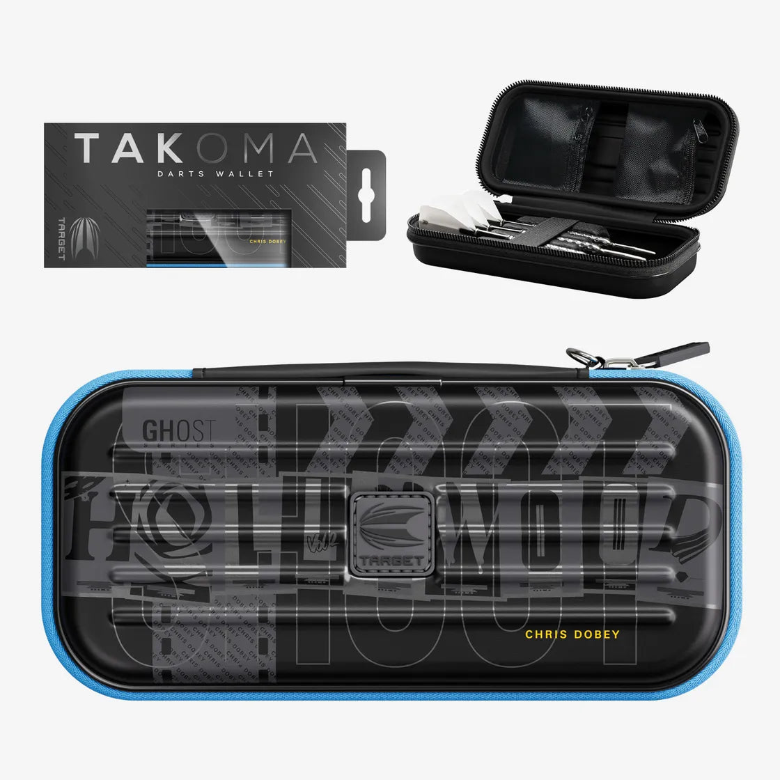 Target Takoma Ghost Darts Players Case / Wallets (Holds 1 set of Darts)