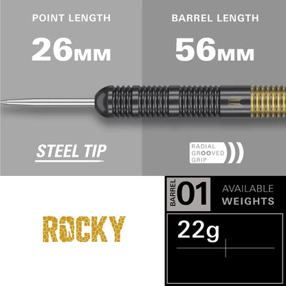 Target Josh Rock 22 Piece Brass Dart Set 22g