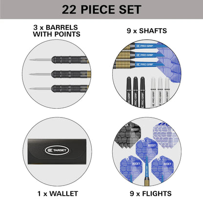 Target Josh Rock 22 Piece Brass Dart Set 22g