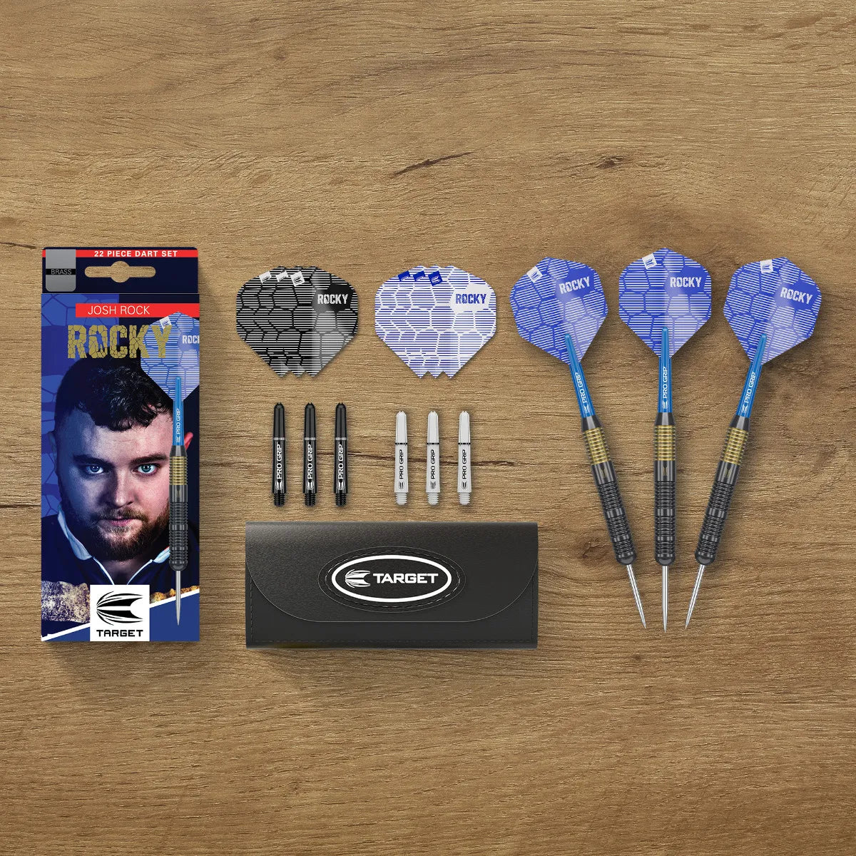 Target Josh Rock 22 Piece Brass Dart Set 22g