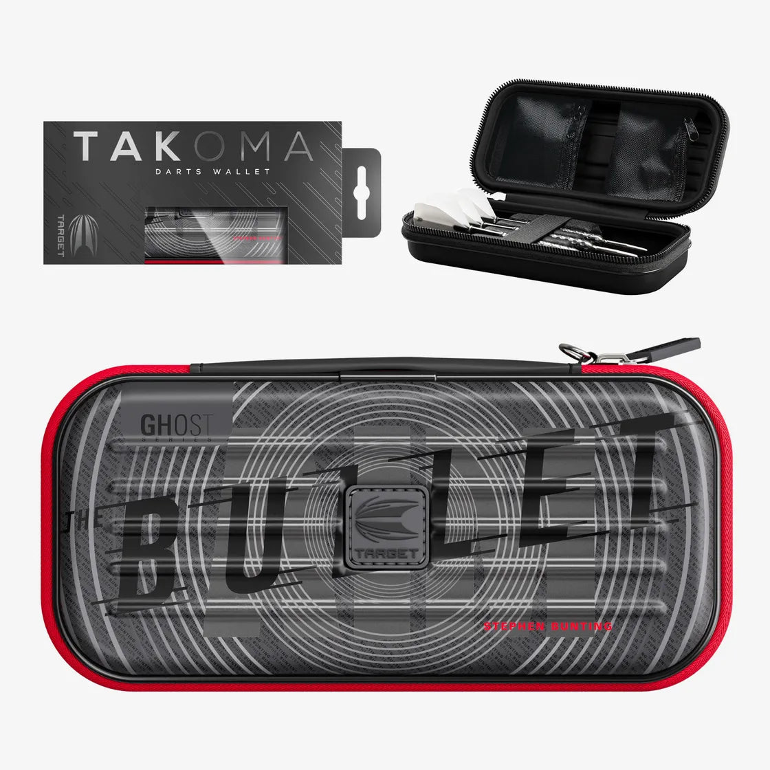 Target Takoma Ghost Darts Players Case / Wallets (Holds 1 set of Darts)