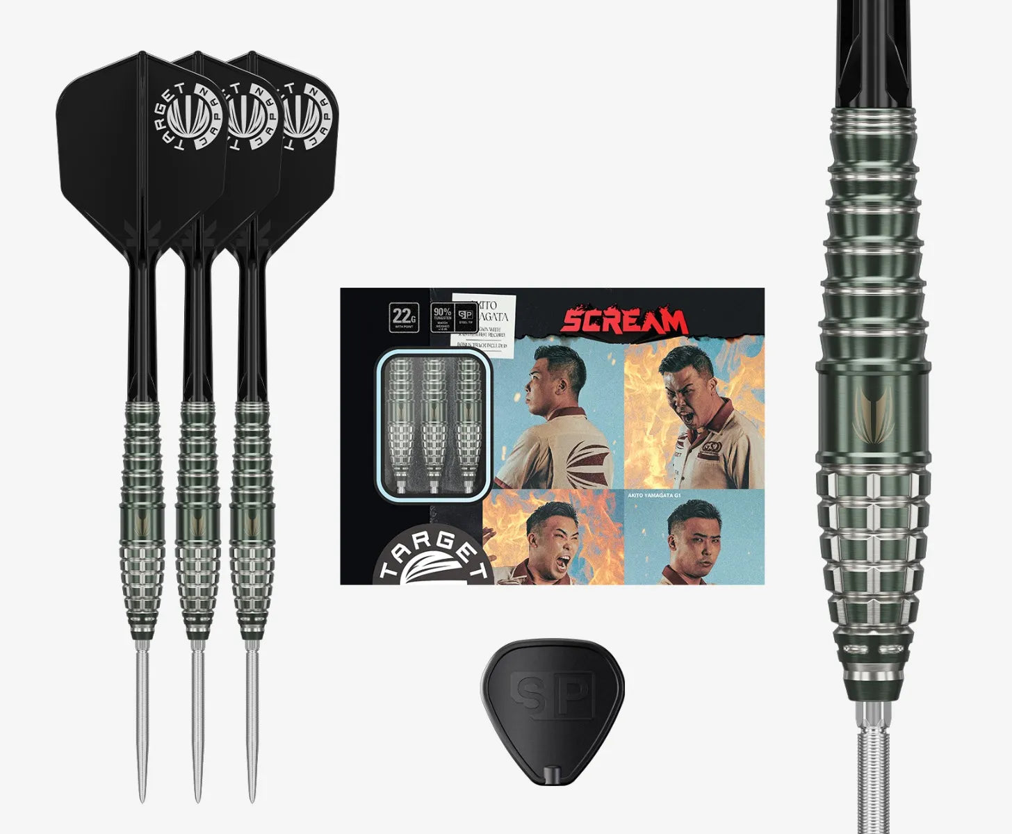 Target Japan Target Japan - Prime Series Scream Gen1 Darts - 90% Tungsten Darts ...