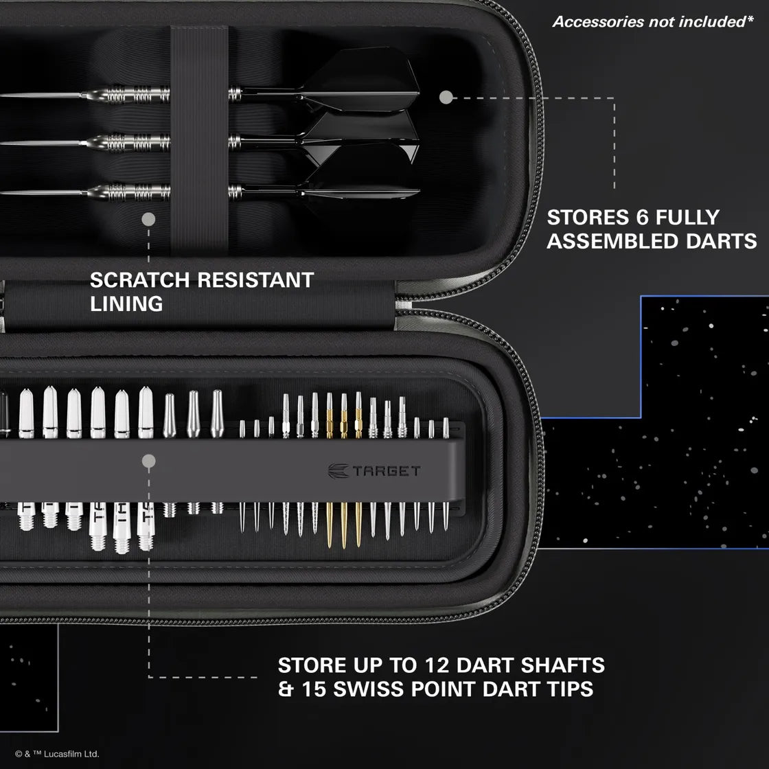 Target Darts / Star Wars - R2D2 Boa Darts Case