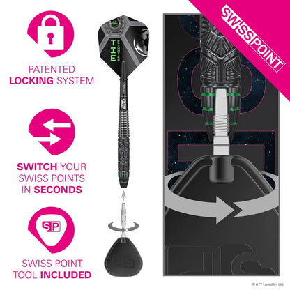 Target Darts / Star Wars - Tie Fighter Darts - 90% Tungsten