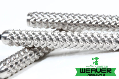 Alien Darts - Weaver V2 Silver - 90% Tungsten Darts - 22g / 24g / 26g
