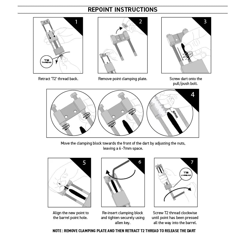Red Dragon Helix Darts Re-pointing Machine - Repointing